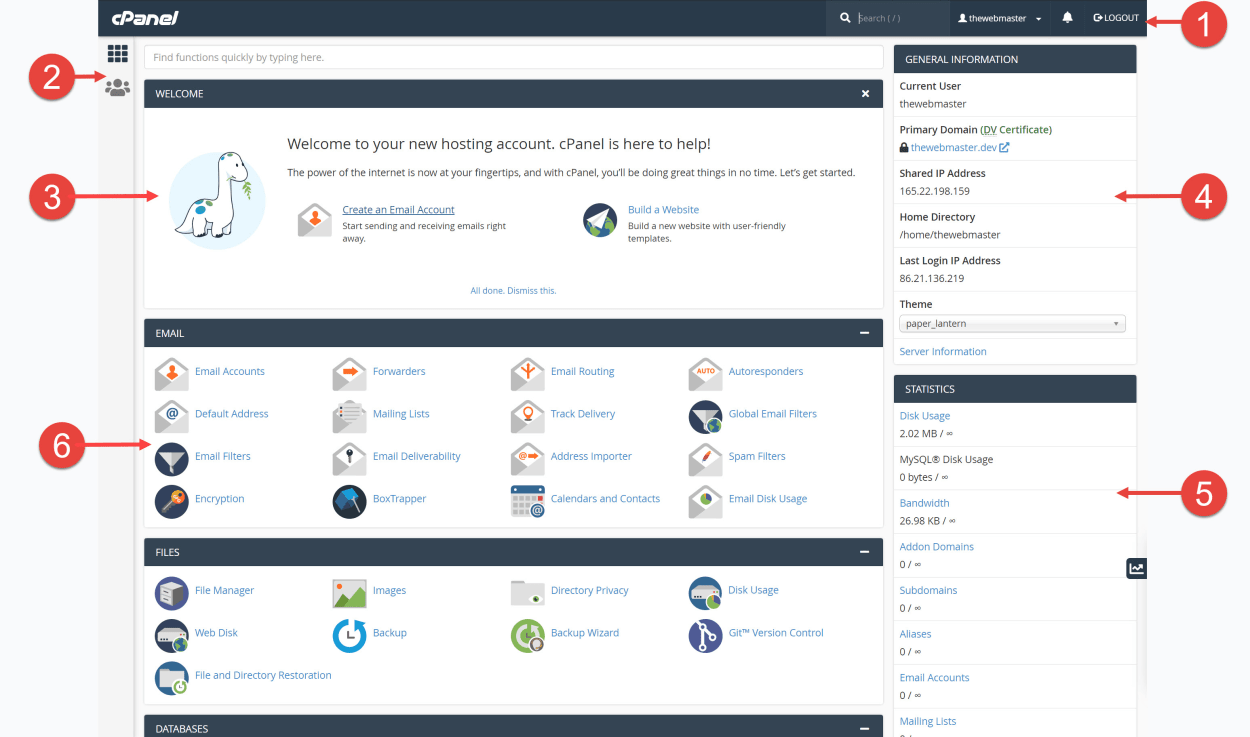CPANEL ADMINISTRATION (SETUP) CPANEL ADMINISTRATION (SETUP)
